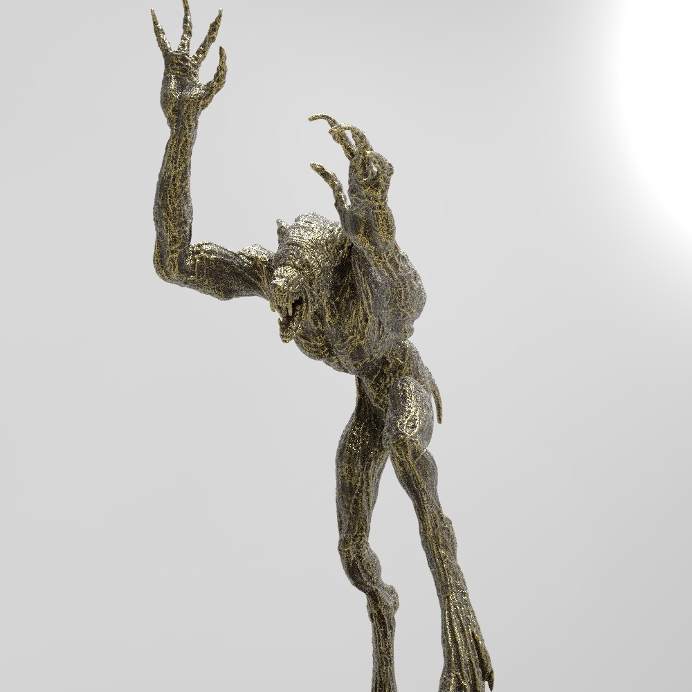 Werewolf | W3 | 3D model , miniature , figure