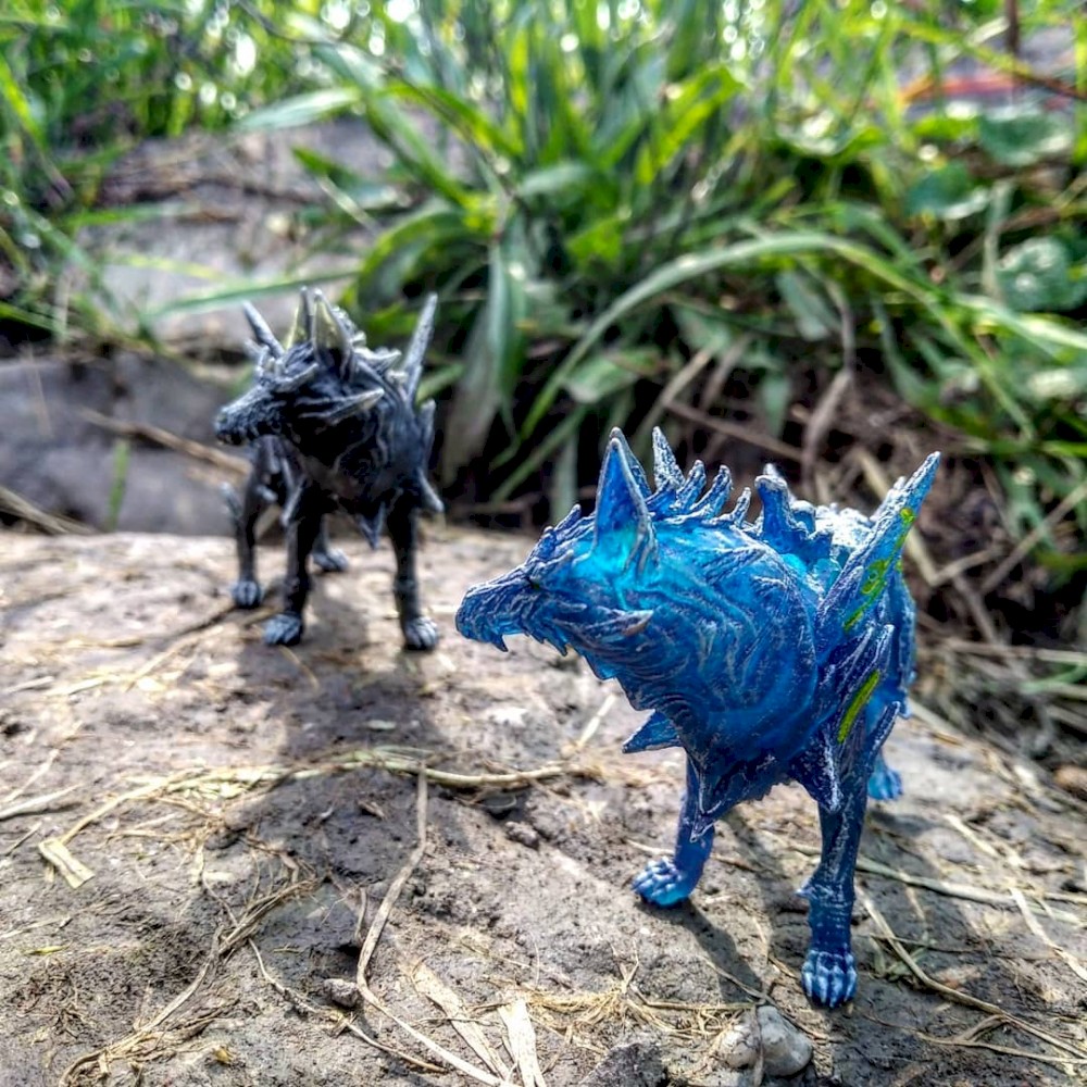 Liminal Moorhound Jackal | GW2 | 3D model , miniature , figure
