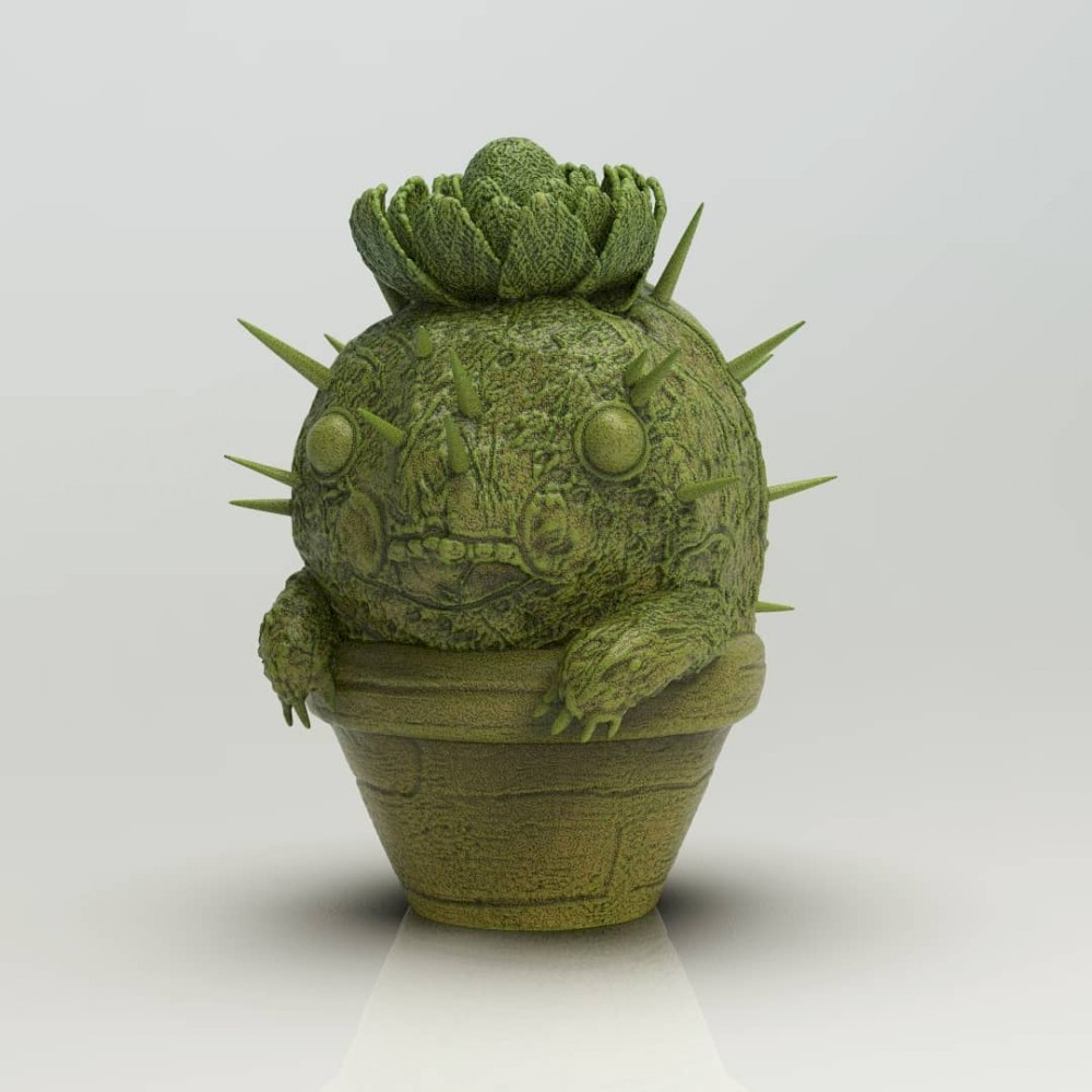 Choya in flowerpot | GW2 | 3D model , miniature , figure