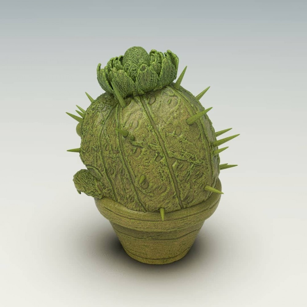 Choya in flowerpot | GW2 | 3D model , miniature , figure